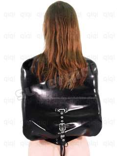 Latex/Rubber 0.8mm Straight Jacket Coat catsuit binder  