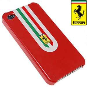 Licensed Ferrari Iphone4 iPhone4s Stradale Hard Case Cover Red  