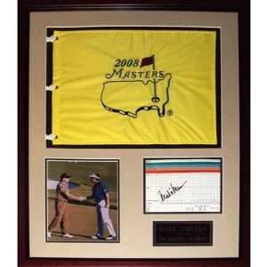  Mark OMeara Autographed Scorecard Deluxe Framed 1998 