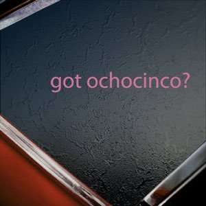  Got Ochocinco? Pink Decal Chad Receiver Bengals Car Pink 