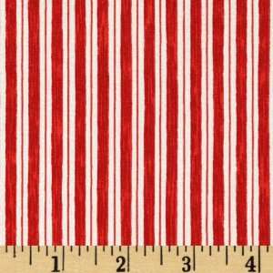   Dolls Christmas Stripe Red Fabric By The Yard Arts, Crafts & Sewing