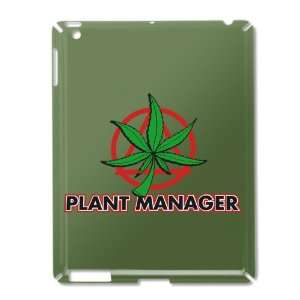    iPad 2 Case Green of Marijuana Plant Manager 