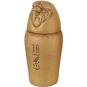 Canopic Jar of Falcon Quebehsenuef, 4.5 inch H   Small   E 082S