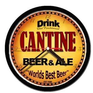  CANTINE beer and ale cerveza wall clock 