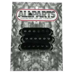  All Parts PC 0406 023 Black Pickup Cover Set for Strat 