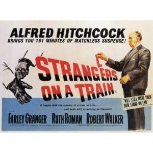  Strangers on a Train   Movie Poster   11 x 17
