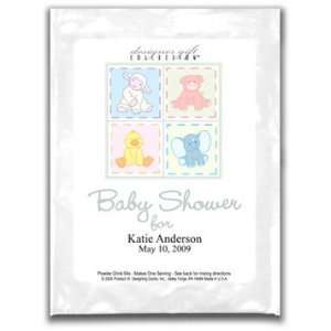 Baby Shower Cappuccino Favors  Animal Quilt Personalized Cappuccino 