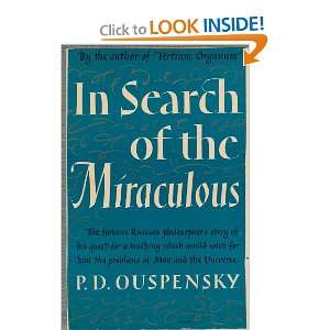  In Search of the Miraculous P. D. Ouspensky Books