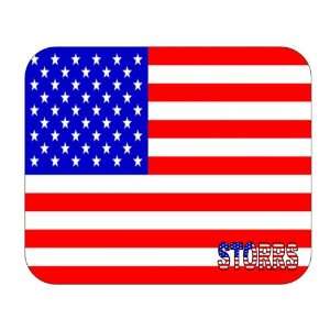  US Flag   Storrs, Connecticut (CT) Mouse Pad Everything 