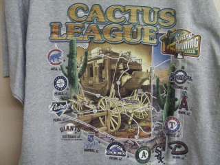 CACTUS LEAGUE MLB SPRING TRAINING 2005 T SHIRT L LARGE BRAND NEW 