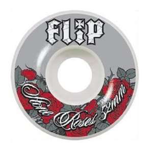 Flip Stoneroses Skateboard Wheels (Gray, 52mm)  Sports 