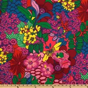  44 Wide Alexander Henry Folklorico Cancun Fuchsia/Red 