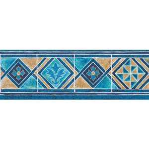  Decorate By Color BC1581225 Blue and Tan Moroccan Tile 