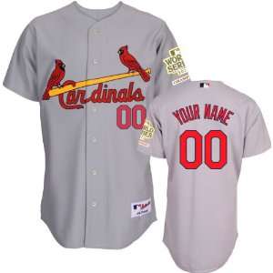 St. Louis Cardinals Jersey Personalized Road Grey 