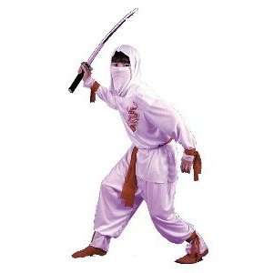  White Ninja Deluxe Child Large Costume Toys & Games