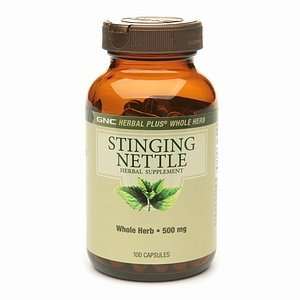  GNC Herbal Plus Stinging Nettle, 500mg, Capsules, 100 ea 