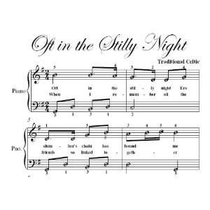  Oft in the Stilly Night Easy Piano Sheet Music 