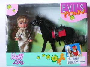 Steffi Loves little sister Evi and her pony Black  