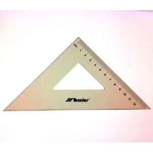  Professional Metric Plastic Set Square Triangle 21cm 210mm 