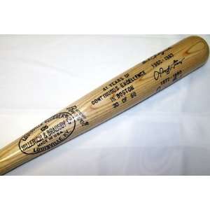 Autographed Carl Yastrzemski Baseball Bat   & Dwight Evans Louisville 