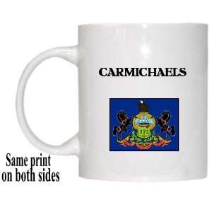  US State Flag   CARMICHAELS, Pennsylvania (PA) Mug 