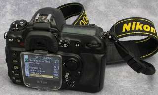 Nikon D200 10.2 MP Digital SLR Camera Body, Flash, Battery, Strap, Doc 