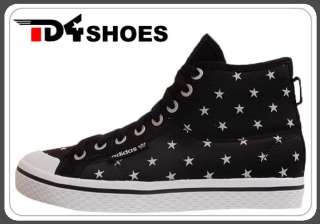   Mid W Black White Stars New 2012 Womens Casual Shoes V24263  