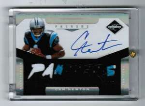 2011 Limited CAM NEWTON Rookie Phenoms 3 Color Patch On Card Auto SP 