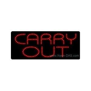 Carry Out Outdoor LED Sign 13 x 32