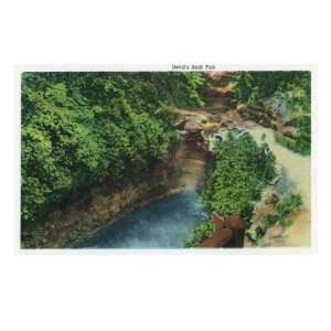  Starved Rock State Park, IL, Overhead View of Devils Bath 