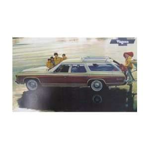  1971 CHEVROLET STATION WAGON Poster Sales Piece 