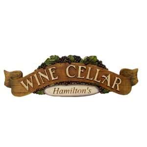  Wine Cellar personalized sign item 592P