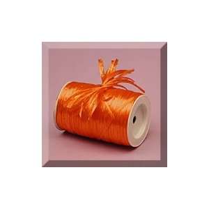  1ea   1/4 Orange Pearlized Wraffia Ribbon Health 