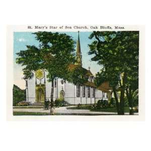  Oak Bluffs, Massachusetts, Exterior View of St. Marys Star 