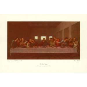   The Last Supper Finest LAMINATED Print R. Stang 34x20