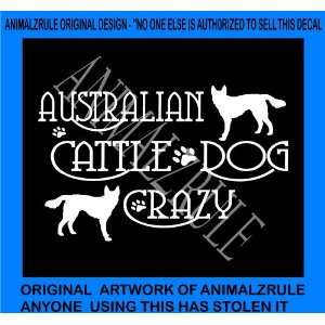  AUSTRALIAN CATTLE DOG VINYL DECAL 