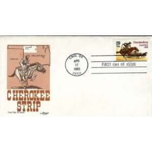    Cherokee Strip 1893 First Day Of Issue Stamps Env. 