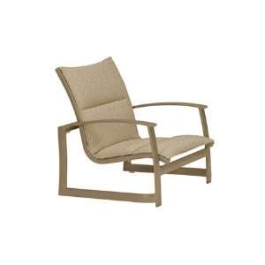  Mainsail Padded Sling Aluminum Arm Stackable Patio Lounge Chair 