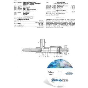  NEW Patent CD for VACUUM INSULATED VALVE 