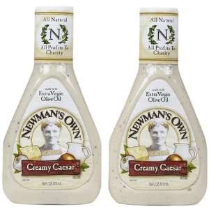  Newmans Own Creamy Ceasar Dressing, 16 oz, 2 ct (Quantity 