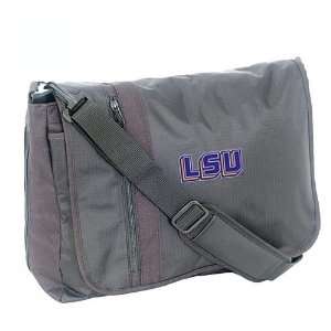  Mercury Luggage LSU Tigers Black Messenger Bag Sports 