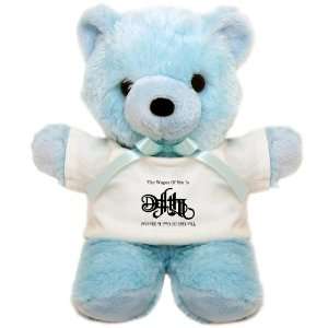  Teddy Bear Blue The Wages Of Sin Is Death 