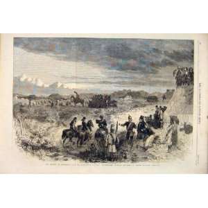    Review Wimbledon Common Cavlary Skirmish Print 1861
