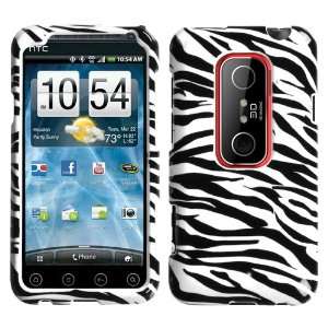  Zebra Skin Phone Protector Cover for HTC EVO 3D Cell 