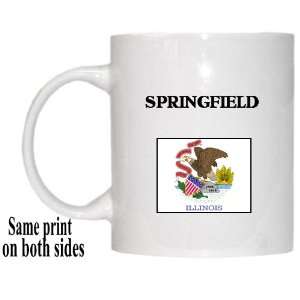    US State Flag   SPRINGFIELD, Illinois (IL) Mug 