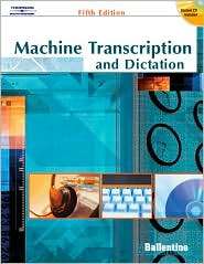 Machine Transcription & Dictation (with CD ROM), (0538438606), Mitsy 