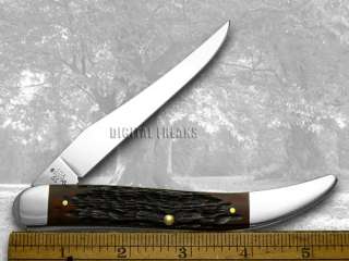 CASE XX Walnut Jigged Bone Large Toothpick Pocket Knife Knives  