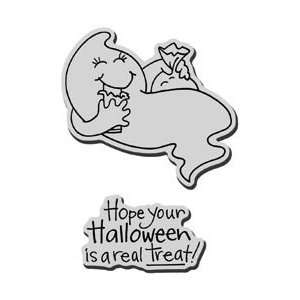  Stampendous Halloween Cling Rubber Stamp Spooky Treat Set 