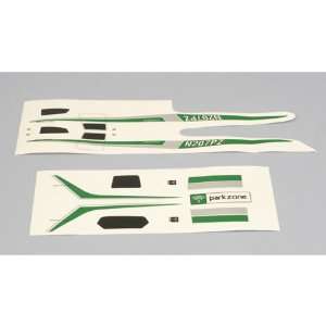   ParkZone Decal Set, Green/Silver Cessna 210 Centurion Toys & Games