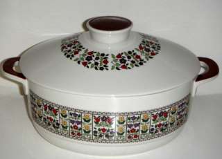 Royal Doulton Fireglow Oval Covered Casserole 2 QT  